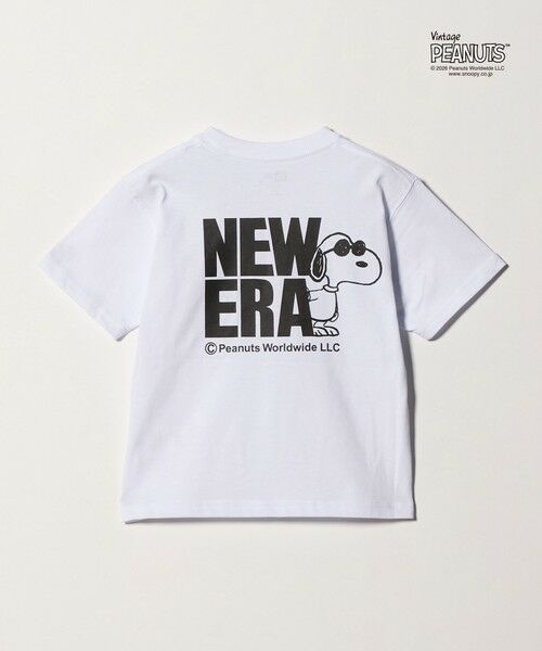 green label relaxing / グリーンレーベル リラクシング カットソー | 【WEB限定】＜NEW ERA＞Youth 半袖 コットン Tシャツ Vintage PEANUTS / キッズ 130cm-160cm | 詳細1