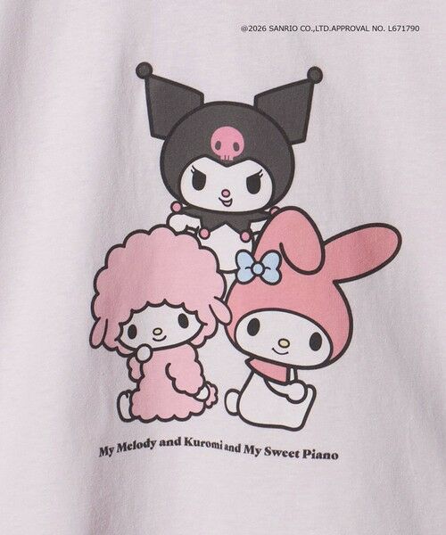 green label relaxing / グリーンレーベル リラクシング カットソー | 【別注】＜URBAMENT＞SANRIO Tシャツ / 140cm-150cm | 詳細6