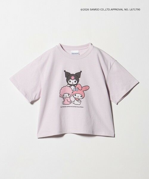 green label relaxing / グリーンレーベル リラクシング カットソー | 【別注】＜URBAMENT＞SANRIO Tシャツ / 140cm-150cm（LT.PINK）