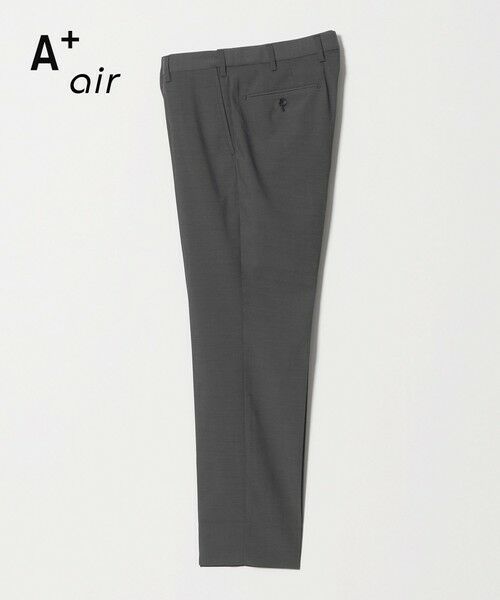green label relaxing / グリーンレーベル リラクシング スラックス・ドレスパンツ | A+ air TW サイロ ソリッド アジャスター スラックス -接触冷感・通気性- | 詳細4