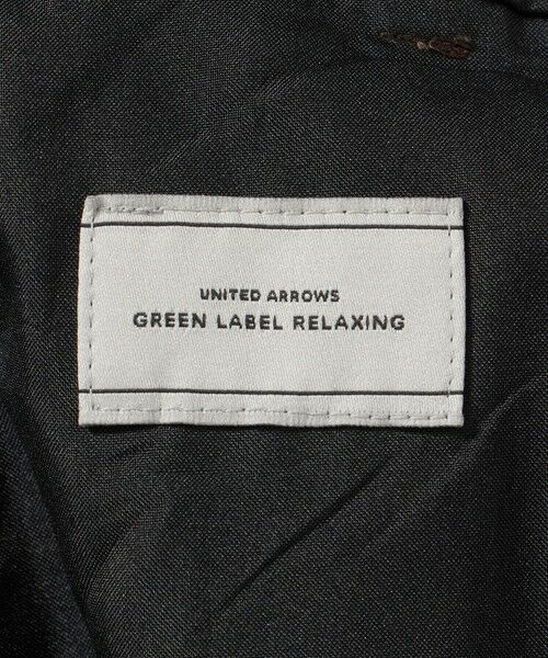green label relaxing / グリーンレーベル リラクシング スラックス・ドレスパンツ | A+ air ポリエステル ミニ チェック 1プリーツ スラックス | 詳細15