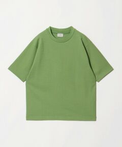 green label relaxing / グリーンレーベル リラクシング カットソー | ミニ ワッフル ビズ クルーネック カットソー -UVカット-