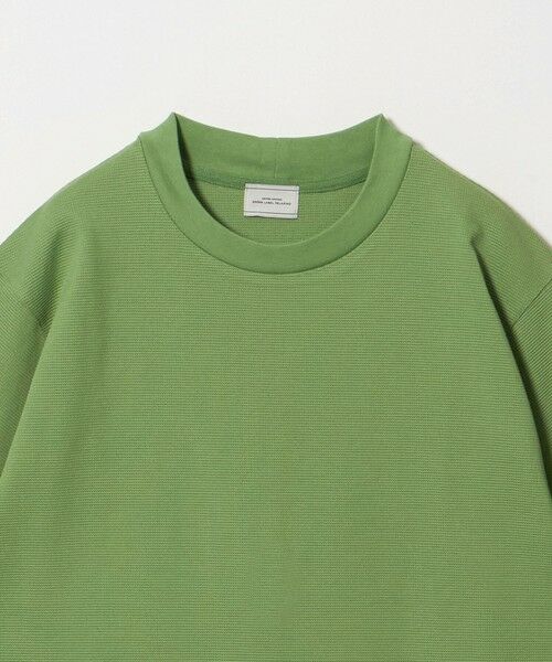 green label relaxing / グリーンレーベル リラクシング カットソー | ミニ ワッフル ビズ クルーネック カットソー -UVカット- | 詳細3