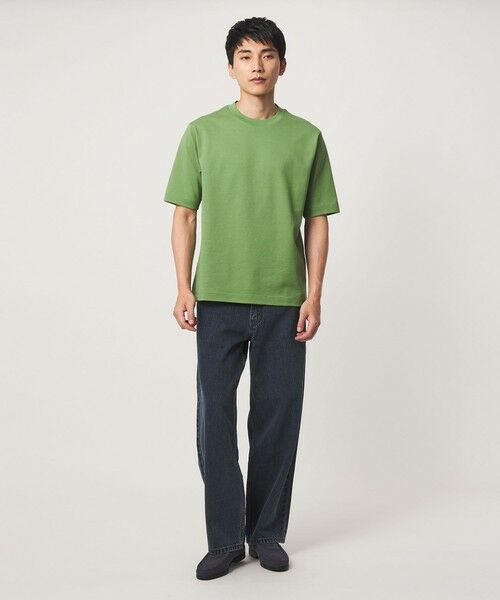 green label relaxing / グリーンレーベル リラクシング カットソー | ミニ ワッフル ビズ クルーネック カットソー -UVカット- | 詳細6