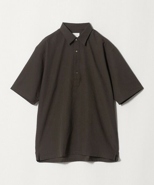 green label relaxing / グリーンレーベル リラクシング Tシャツ | A+air ポリエステル 空羽 リラックス プルオーバー —吸水速乾・通気性・イージーアイロン—（DK.BROWN）