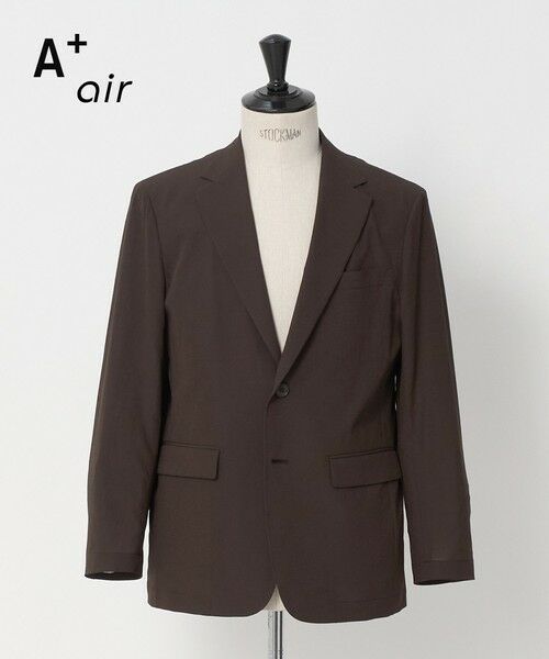 green label relaxing / グリーンレーベル リラクシング テーラードジャケット | A+ air ポリエステル 空羽 2B リラックス セットアップジャケット -吸水速乾・通気性- | 詳細13