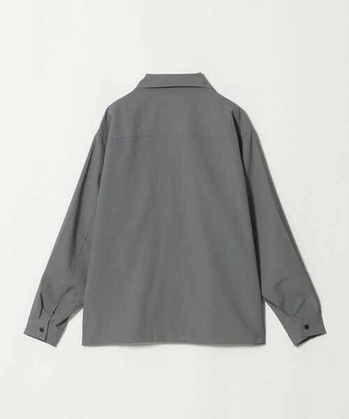 green label relaxing / グリーンレーベル リラクシング シャツ・ブラウス | SHIELDRY フライフロント 長袖 オープンカラー シャツ -伸縮性・UVカット・遮熱- | 詳細11