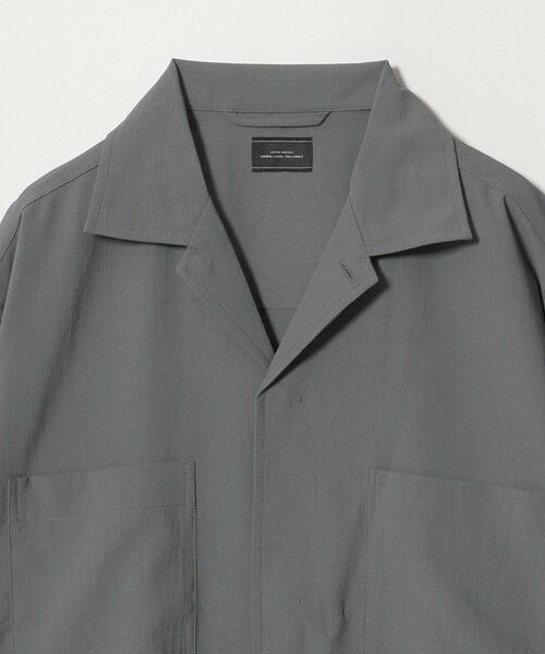 green label relaxing / グリーンレーベル リラクシング シャツ・ブラウス | SHIELDRY フライフロント 長袖 オープンカラー シャツ -伸縮性・UVカット・遮熱- | 詳細12