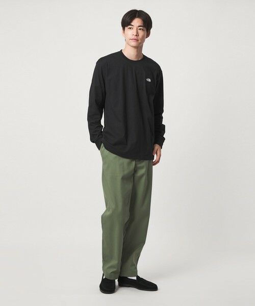 green label relaxing / グリーンレーベル リラクシング カットソー | 【WEB限定】＜THE NORTH FACE＞ヌプシ コットン 長袖 Tシャツ | 詳細7