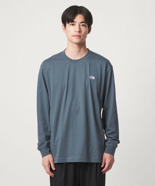 green label relaxing / グリーンレーベル リラクシング カットソー | 【WEB限定】＜THE NORTH FACE＞ヌプシ コットン 長袖 Tシャツ | 詳細13
