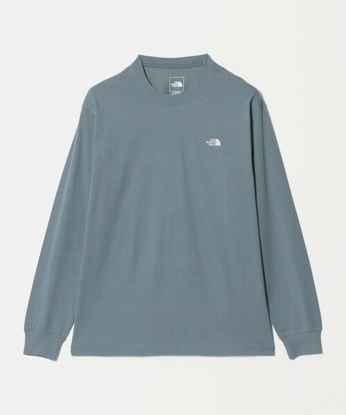 green label relaxing / グリーンレーベル リラクシング カットソー | 【WEB限定】＜THE NORTH FACE＞ヌプシ コットン 長袖 Tシャツ（MD.GRAY）