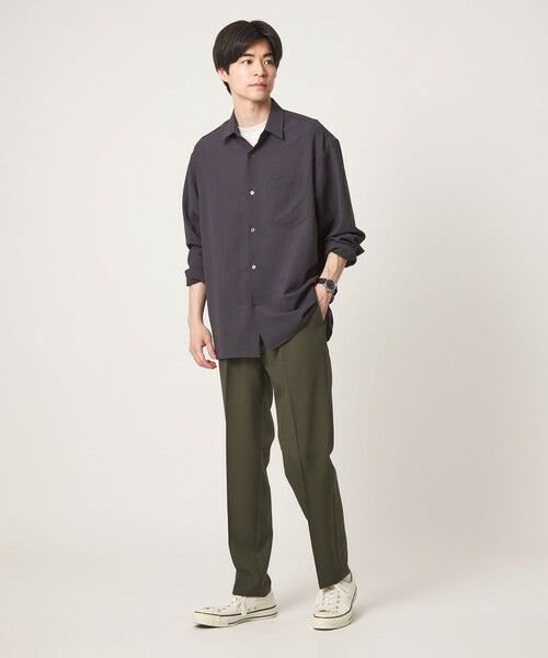 green label relaxing / グリーンレーベル リラクシング その他パンツ | ポリエステル シャーク オルマイ イージーパンツR2 -2WAYストレッチ- | 詳細8