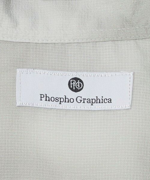 green label relaxing / グリーンレーベル リラクシング シャツ・ブラウス | ＜Phospho Graphica＞スプラッシュ パターン レギュラーカラー 半袖シャツ | 詳細12