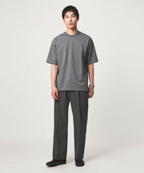 green label relaxing / グリーンレーベル リラクシング Tシャツ | アムンゼン ダブルフェイス クルーネック 半袖 Tシャツ -接触冷感- | 詳細6