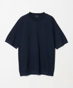 green label relaxing / グリーンレーベル リラクシング Tシャツ | ニットライク カノコ クルーネック 半袖 Tシャツ