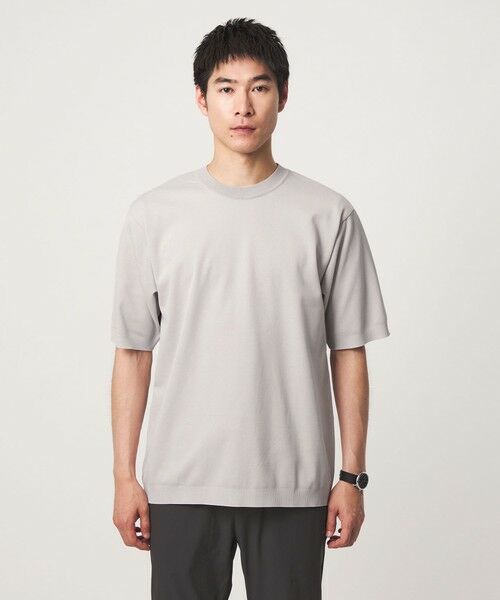 green label relaxing / グリーンレーベル リラクシング Tシャツ | ニットライク カノコ クルーネック 半袖 Tシャツ | 詳細2
