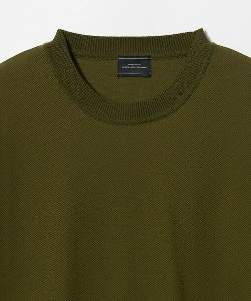 green label relaxing / グリーンレーベル リラクシング Tシャツ | ニットライク カノコ クルーネック 半袖 Tシャツ | 詳細11