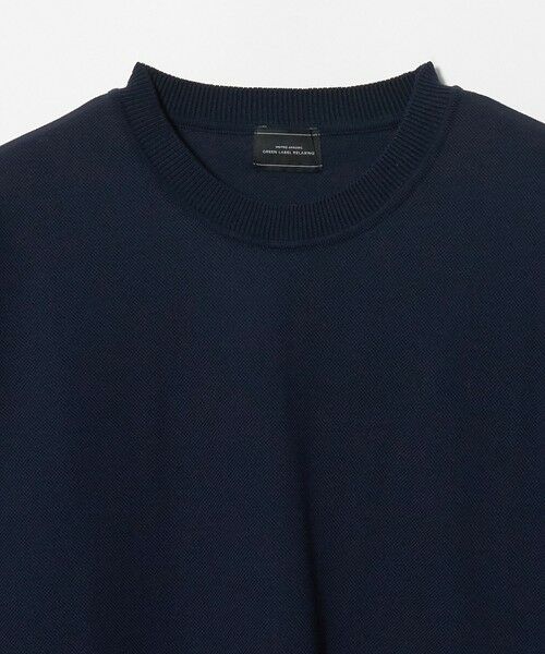 green label relaxing / グリーンレーベル リラクシング Tシャツ | ニットライク カノコ クルーネック 半袖 Tシャツ | 詳細18