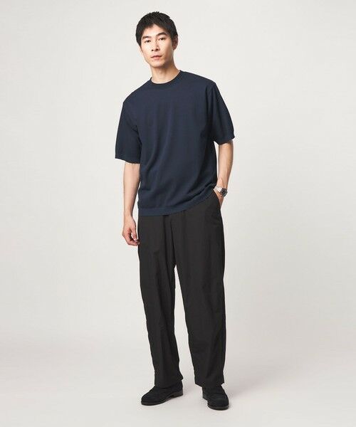 green label relaxing / グリーンレーベル リラクシング Tシャツ | ニットライク カノコ クルーネック 半袖 Tシャツ | 詳細16