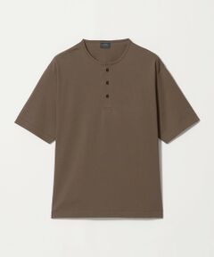 green label relaxing / グリーンレーベル リラクシング Tシャツ | クリア MVS ヘンリーネック 半袖 Tシャツ
