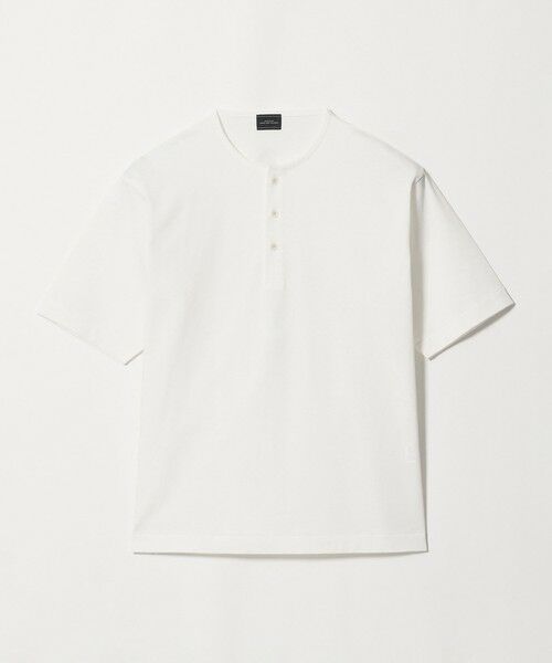 green label relaxing / グリーンレーベル リラクシング Tシャツ | クリア MVS ヘンリーネック 半袖 Tシャツ | 詳細2
