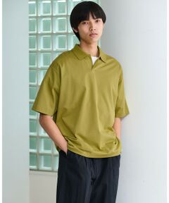 green label relaxing / グリーンレーベル リラクシング Tシャツ | クリア MVS スキッパー 半袖 ポロシャツ