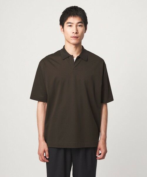 green label relaxing / グリーンレーベル リラクシング Tシャツ | クリア MVS スキッパー 半袖 ポロシャツ | 詳細2