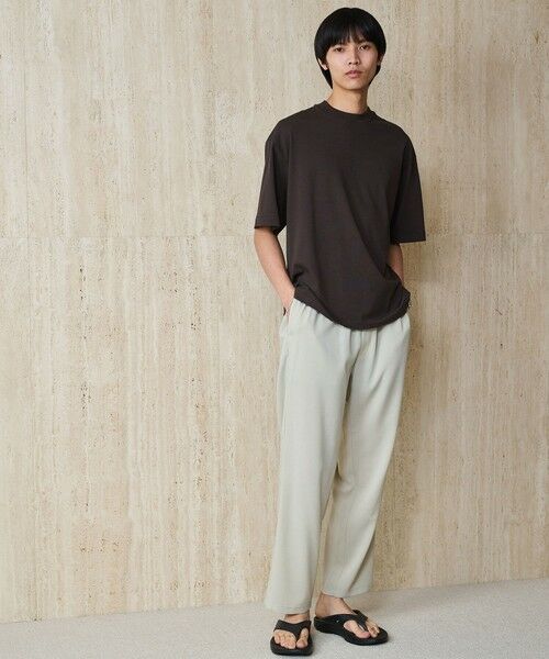 green label relaxing / グリーンレーベル リラクシング Tシャツ | Deo-Papi プレーティング クルーネック 半袖 Tシャツ -消臭性- | 詳細5