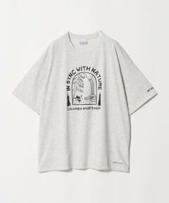 green label relaxing / グリーンレーベル リラクシング Tシャツ | 【別注】＜Columbia＞GLR Jonas グラフィック 半袖 Tシャツ