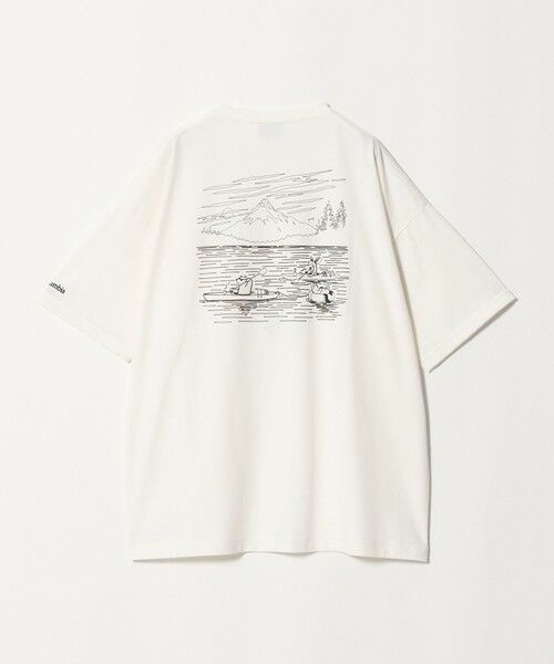 green label relaxing / グリーンレーベル リラクシング Tシャツ | 【別注】＜Columbia＞GLR Jonas グラフィック 半袖 Tシャツ（WHITE）
