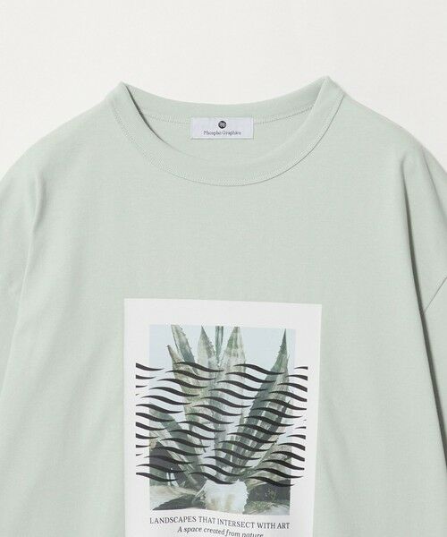 green label relaxing / グリーンレーベル リラクシング Tシャツ | ＜Phospho Graphica＞グラフィック 半袖 Tシャツ カットソー | 詳細22