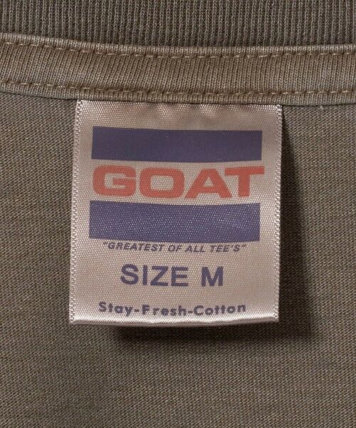 green label relaxing / グリーンレーベル リラクシング Tシャツ | 【別注】<GOAT>ピグメント 半袖 Tシャツ | 詳細17