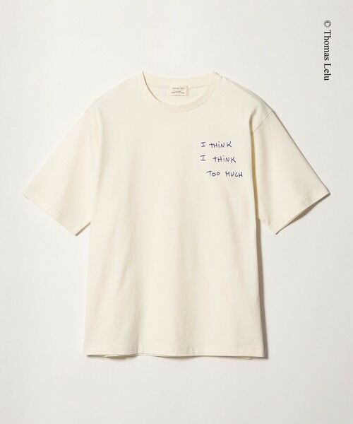 green label relaxing / グリーンレーベル リラクシング Tシャツ | 【別注】＜Thomas Lelu＞サインアート 半袖 Tシャツ カットソー | 詳細6