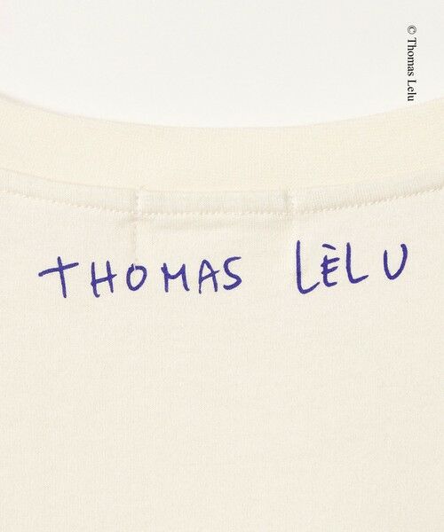 green label relaxing / グリーンレーベル リラクシング Tシャツ | 【別注】＜Thomas Lelu＞サインアート 半袖 Tシャツ カットソー | 詳細10