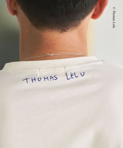 green label relaxing / グリーンレーベル リラクシング Tシャツ | 【別注】＜Thomas Lelu＞サインアート 半袖 Tシャツ カットソー | 詳細3