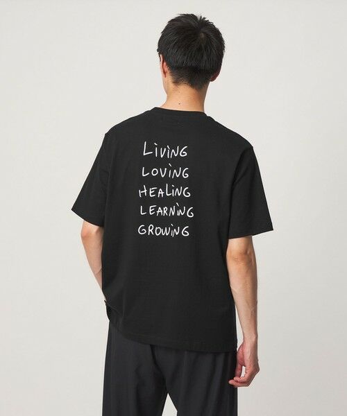 green label relaxing / グリーンレーベル リラクシング Tシャツ | 【別注】＜Thomas Lelu＞サインアート 半袖 Tシャツ カットソー | 詳細15