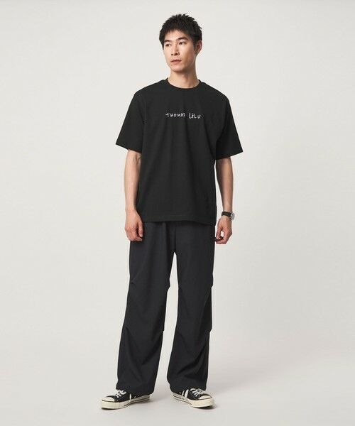 green label relaxing / グリーンレーベル リラクシング Tシャツ | 【別注】＜Thomas Lelu＞サインアート 半袖 Tシャツ カットソー | 詳細16