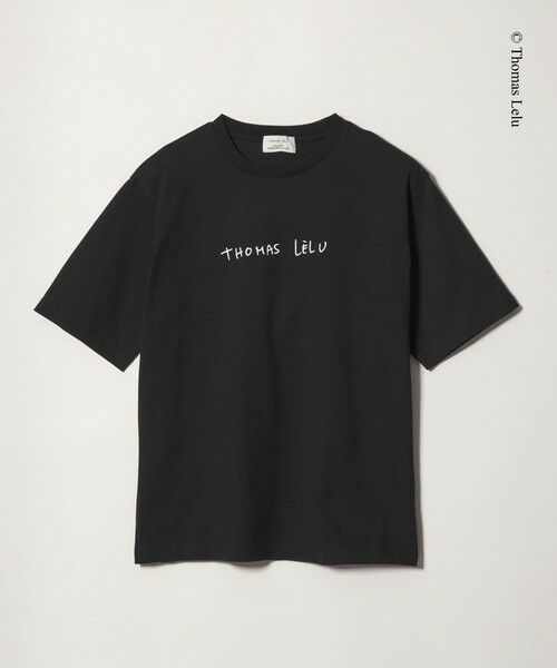 green label relaxing / グリーンレーベル リラクシング Tシャツ | 【別注】＜Thomas Lelu＞サインアート 半袖 Tシャツ カットソー | 詳細14