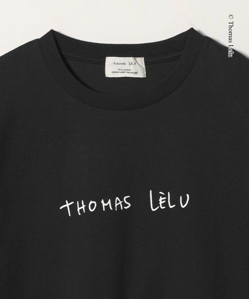 green label relaxing / グリーンレーベル リラクシング Tシャツ | 【別注】＜Thomas Lelu＞サインアート 半袖 Tシャツ カットソー | 詳細16