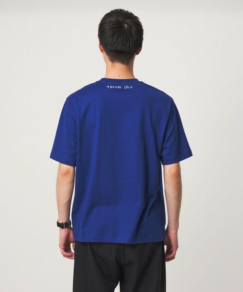 green label relaxing / グリーンレーベル リラクシング Tシャツ | 【別注】＜Thomas Lelu＞サインアート 半袖 Tシャツ カットソー | 詳細30