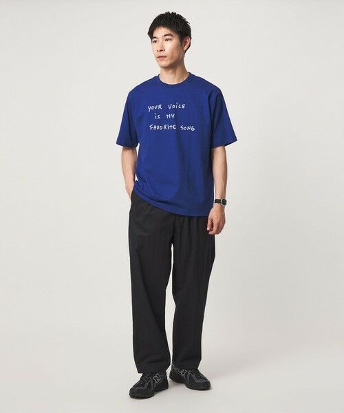 green label relaxing / グリーンレーベル リラクシング Tシャツ | 【別注】＜Thomas Lelu＞サインアート 半袖 Tシャツ カットソー | 詳細27