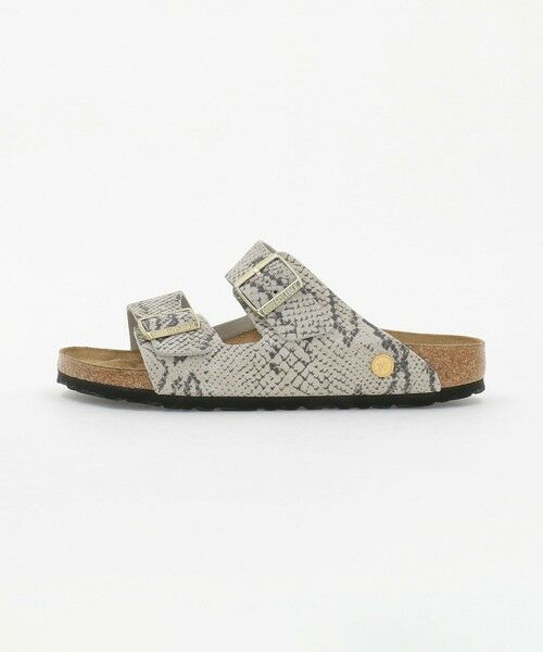 green label relaxing / グリーンレーベル リラクシング サンダル | 【国内EXCLUSIVE】＜BIRKENSTOCK＞アリゾナ プリント スネーク サンダル（LT.GRAY）