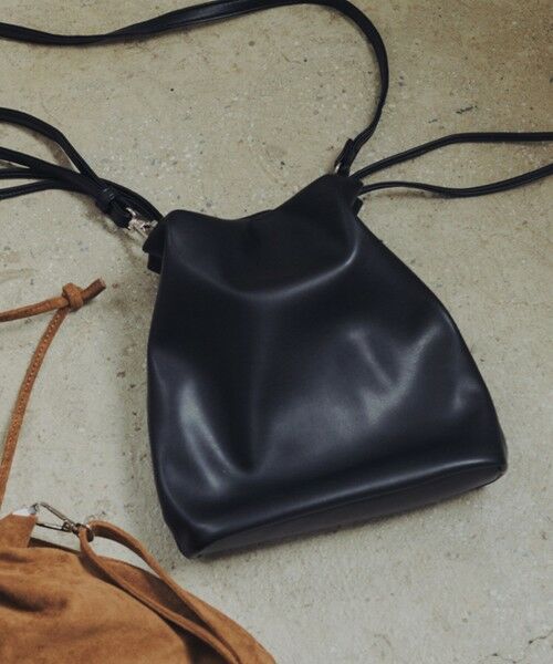 green label relaxing / グリーンレーベル リラクシング ショルダーバッグ | 【WEB限定】＜COMERU＞MODUL モジュール ショルダーバッグ（BLACK）