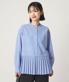 green label relaxing / グリーンレーベル リラクシング シャツ・ブラウス | ［size SHORTあり］スソ プリーツ シャツ マシンウォッシャブル 吸水速乾