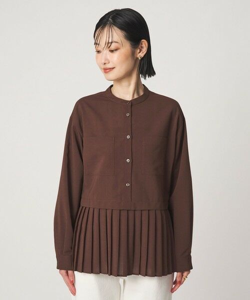 green label relaxing / グリーンレーベル リラクシング シャツ・ブラウス | ［size SHORTあり］スソ プリーツ シャツ マシンウォッシャブル 吸水速乾 | 詳細10
