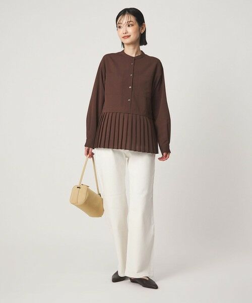 green label relaxing / グリーンレーベル リラクシング シャツ・ブラウス | ［size SHORTあり］スソ プリーツ シャツ マシンウォッシャブル 吸水速乾 | 詳細9