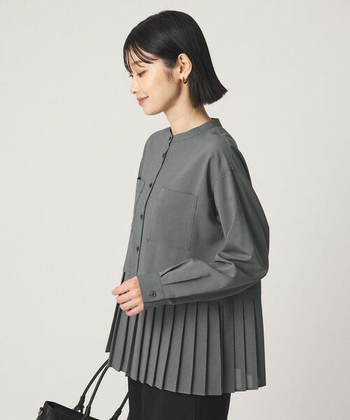 green label relaxing / グリーンレーベル リラクシング シャツ・ブラウス | ［size SHORTあり］スソ プリーツ シャツ マシンウォッシャブル 吸水速乾 | 詳細19
