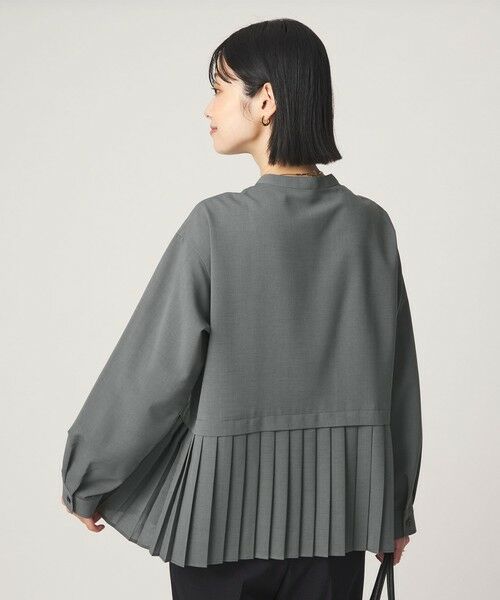 green label relaxing / グリーンレーベル リラクシング シャツ・ブラウス | ［size SHORTあり］スソ プリーツ シャツ マシンウォッシャブル 吸水速乾 | 詳細20