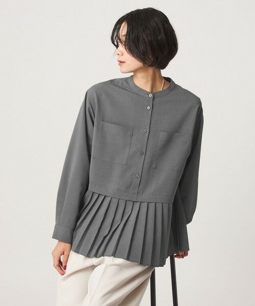 green label relaxing / グリーンレーベル リラクシング シャツ・ブラウス | ［size SHORTあり］スソ プリーツ シャツ マシンウォッシャブル 吸水速乾 | 詳細23