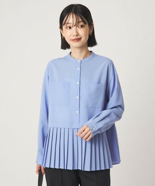 green label relaxing / グリーンレーベル リラクシング シャツ・ブラウス | ［size SHORTあり］スソ プリーツ シャツ マシンウォッシャブル 吸水速乾 | 詳細24